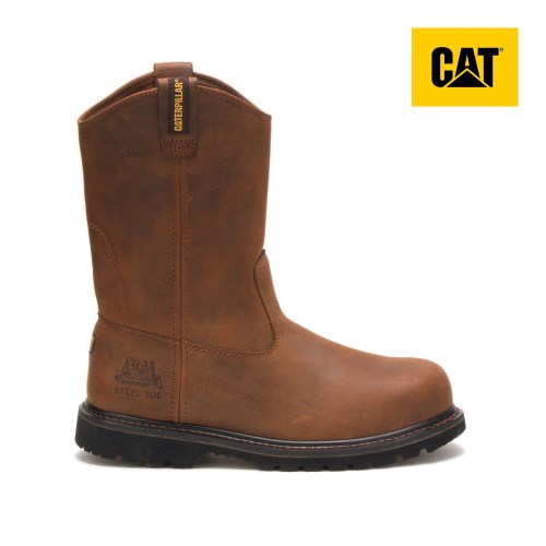 Caterpillar Edgework Steel Toe Miesten Turvakengät Ruskea (MRUYG)